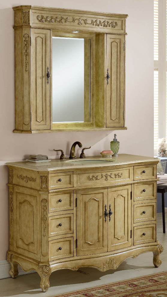 Bathroom shop hutch vanity